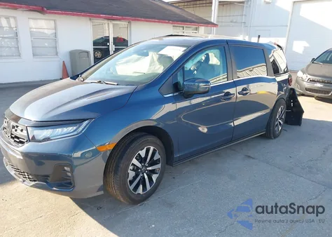 2025 Honda Odyssey Ex-L z USA, uszkodzony, nr VIN 5FNRL6H64SB051063